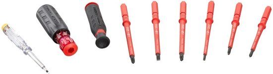 Stanley FatMax Multibit Schroevendraaierset - VDE STHT0-66426 - 9 stuks + etui