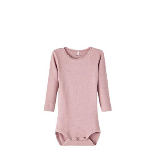 NAME IT BABY romper NBFKAB roze
