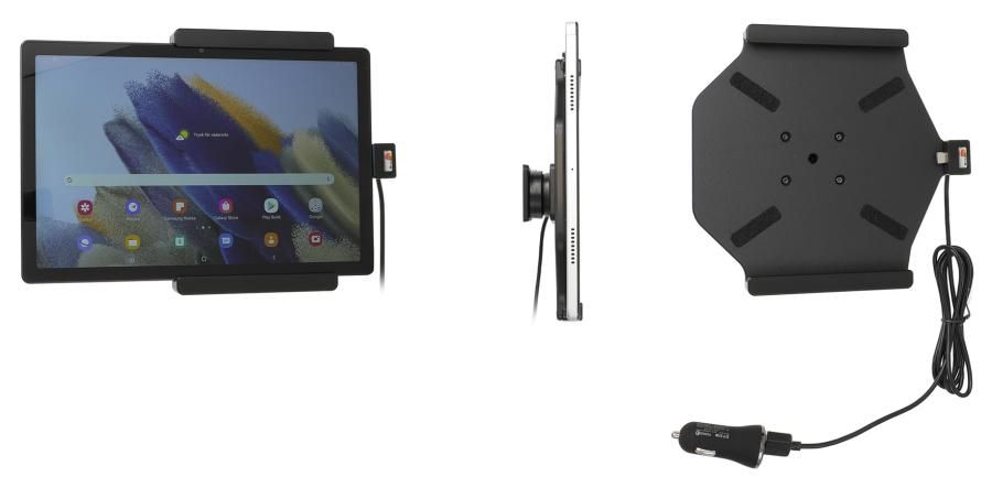Brodit Active Holder for Samsung Galaxy Tab A8 SM-X200/205 - Black - Car/Indoor - With Charger