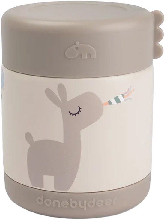 Done By Deer Food Jar - Celebration - Sand - 300 ml