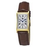 Lip T18 Churchill 671933 Unisex Polshorloge Analoog Leer Bruin Goudkleurig Zilverkleurig