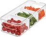 Ibenzoa® Grote Koelkastbox - Opbergdoos BPA-Vrij Kunststof 38x16x9.5cm