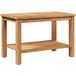 Table basse en bois de teck massif marron 70 x 40 x 45 cm