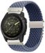 By Qubix - Braided Nylon Watch Strap - 22mm Quickfit - Blue-Grey