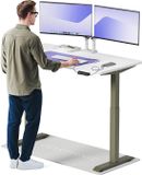 Desktronic HomeOne Zit-sta Bureau Elektrisch In Hoogte Verstelbaar, 140x70 cm Groente/Wit