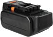 vhbw accu compatibel met Panasonic EY4550, EY4550 X, EY45A1 LS1G, EY45A1 X, EY37A1 B, EY37A2 B, EY37C1, EY37C2 B elektrisch gereedschap (4000 mAh, Li-ion, 18 V)