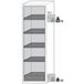 Asecos Armoire ignifuge 90 min s-classic90 fixation de porte - bac de rétention
