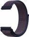 By Qubix - Sport Loop Nylon Bandje voor Garmin Vivomove 3 / HR / Luxe / Sport / Style / Trend - Navy / Donkerpaars Gemêleerd - 20mm