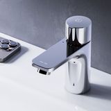AM.PM X-Joy - Wastafelkraan TouchReel - Waterbesparend - Messing - Chroom