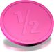 CombiCraft Plastic 1/2 Consumptiemunten Neon roze - Ø29mm - 250 stuks