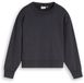 Tom Tailor - Oversized katoenen sweatshirt - Maat 176 - coal grey