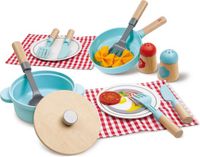 Kook- Hape Speelgoed kook en serveer set - vanaf 3 jaar