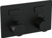 Brauer Black Carving Inbouwthermostaat - Noir mat