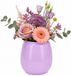 Plume Living Vaas Amelie - glans lavendel paars - D18 x H20 cm - glas