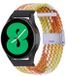 By Qubix Qubix Braided Nylon Bandje Geel/Oranje voor Xiaomi Redmi Watch 5 Active / Lite