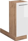 Vicco Fame-Line Keukeneiland – 30 cm zonder werkblad Wit Hoogglans
