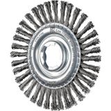 PFERD Ronde borstel PIPE, 115 x 6 mm, gevlochten, 0,50 mm staaldraad, X-LOCK (22,23 mm), 43302111