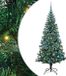 vidaXL - Kunststof - Voorverlichte - Kerstboom - Groen - 180 cm