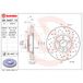 BREMBO Disque de frein (09.A427.1X)
