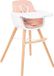 Kikkaboo Woody Chaise haute 2-en-1 Beige