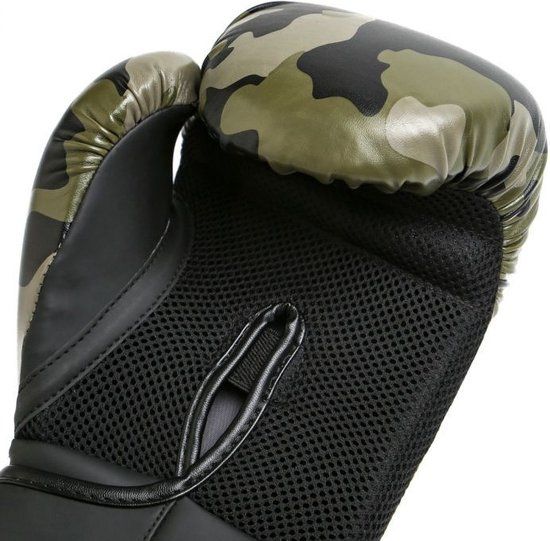 Everlast Spark Training Glove Camo - 16 oz - Unisex - Kunstleer - Groen