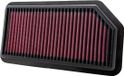 K&N vervangingsfilter passend voor Hyundai I20, IX20 / Kia Soul, Venga 1.4, 1.6, 2.0 2008- (33-2960)