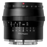 TTArtisan 50mm F1.2 APS-C Lens for Sony E-mount - Black