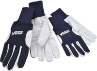 Viking Handschoen Blauw Effen Imitatieleer/Leer/Polyester Maat M