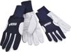 Viking Handschoen Blauw Effen Imitatieleer/Leer/Polyester Maat M
