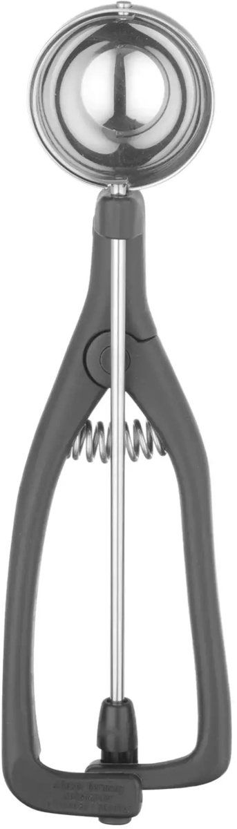 HENDI Ijslepel voor linkshandigen, Stöckel, met trigger, kleurmarkering, ergonomisch handvat, portioneerlepel, oliebollentang, ijsschep, 1/36, ø46mm, roestvast staal, polyamide