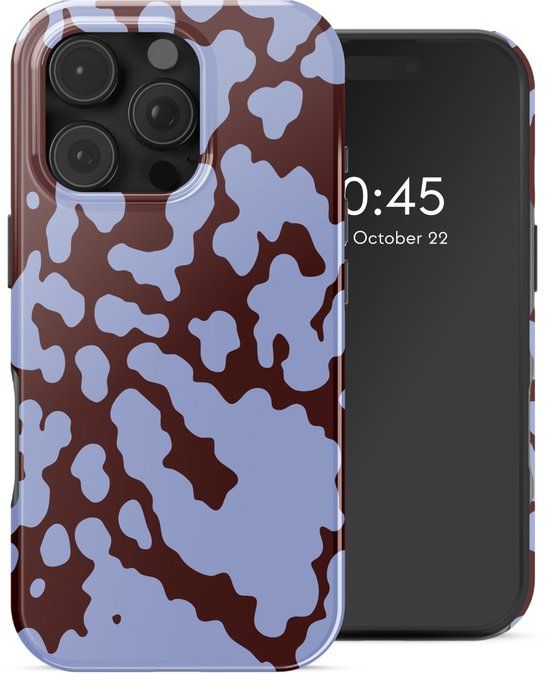Selencia Hoesje - Geschikt voor Apple iPhone 16 Pro Max - Backcover geschikt voor MagSafe - Moo'd Lavender Glow
