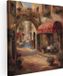 Artaza Canvas Schilderij Straatbeeld - 60x60 cm - Canvas Print
