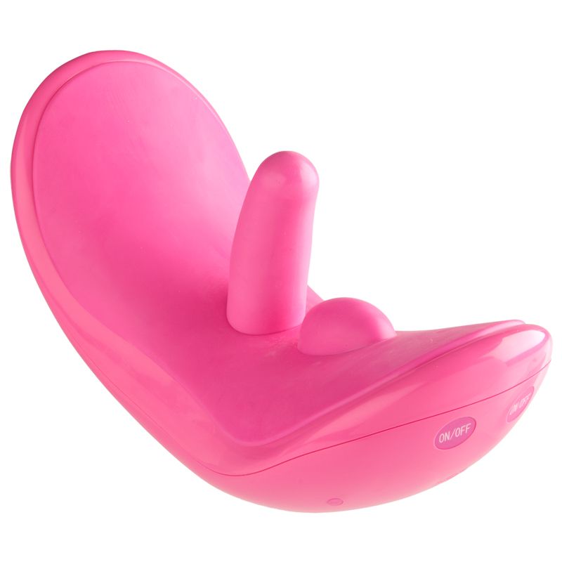 Doc Johnson IR ide Hands Free Vibrator Met Clit Stimulator - Roze