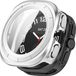 Wigento Beschermhoes + gehard glas, zilver, voor Samsung Galaxy Watch Ultra 47mm / Ultra 2025