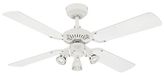 72113 Westinghouse Lighting 72113 Princess Euro plafondventilator met 3 spots, 105 cm, wit