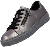 Rieker Leren sneakers L59L1-90 Vrouwen Grijs