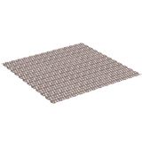 TATAY PVC badmat met zuignappen schimmelbestendig microben badmat antibacterieel vispatroon taupe 54x54cm