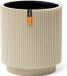 Capi Europe Vaas cilinder Groove Colours Beige 23x25 cm