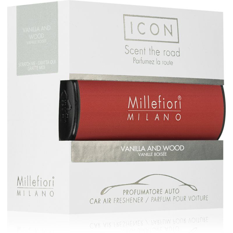 Millefiori Milano Icon Classic Vanilla and Wood 47g Car Fragrance