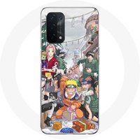 Maniacase Hoesje voor Oppo A74 Naruto Eerste Kerstdag Anime Manga