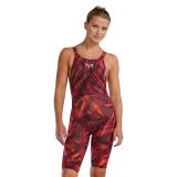 Tyr Avictor 2.0 Helux Open Back Racing Swimsuit Woman Red/Orange