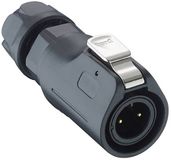 Lutronic 2350 02 T06 CB T Ronde connector Stekker, recht Totaal aantal polen: 2 1 stuk(s)