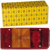 HELLA 2SE 007 547-041 Achterlicht - Gloeilamp - 12V - Opbouw - Lenskleur: Rood - Stekker: Platte stekker - rechts - Aantal: 1