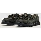 AllSaints Skiff Tassel Loafer Charcoal Grey Taille: 43