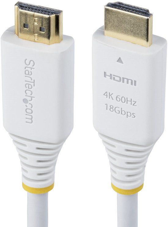 Startech HDMI2-CABLE-4K60-6FW Wit