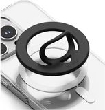 Ringke Magnetische Ring Houder Standaard - Dubbele Magneet - Compatibel met MagSafe - Siliconen Standaard voor Telefoon - Zwart