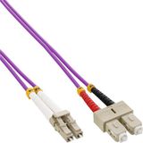 InLine LC - SC Duplex Optical Fiber Patch kabel - Multi Mode OM4 - 20 meter