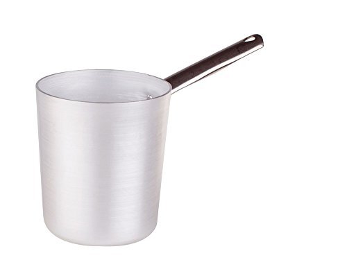 Pentole Agnelli Professioneel Aluminium 3 Mm. Bain-Marie Pot met handgrepen, diameter 24 cm, zilver