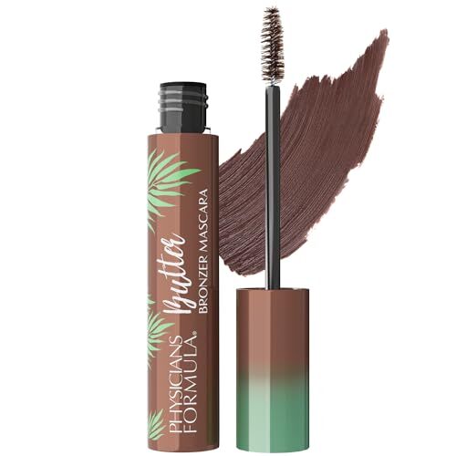 Physicians Formula Physicians Formula Butter Bronzer Mascara, Bruine Mascara met Keratine-Geïnfuseerde Formule en een Voedende Boter Mengsel voor Sterkere Wimpers, Geeft Volume en Verlengt, Bronze