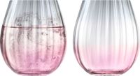 L.S.A. Dusk Tumbler Glas 425 ml Set van 2 Stuks - Verre de table - Rose